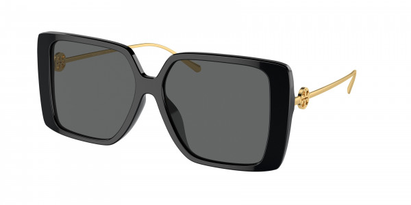Tory Burch TY7205D Sunglasses, 170987 BLACK DARK GREY (BLACK)
