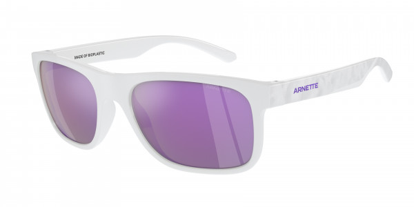 Arnette AN4341 KHIM Sunglasses, 27794V KHIM WHITE MATTE/SHINY GREY MI (WHITE)
