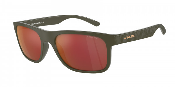 Arnette AN4341 KHIM Sunglasses, 28546Q KHIM MILITARY MATTE/SHINY GREY (GREEN)