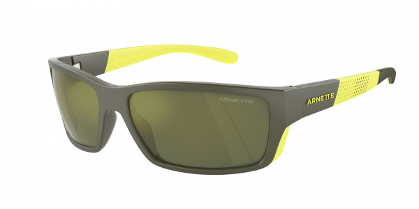 Arnette AN4336 FRAMBUESA Sunglasses, 28546R FRAMBUESA MILITARY/LIME MATTE/ (GREEN)