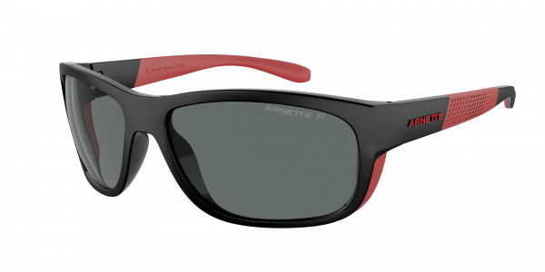 Arnette AN4337 FLORESTA Sunglasses, 275381 FLORESTA BLACK/RED MATTE/SHINY (BLACK)