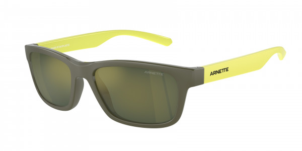 Arnette AN4340 DEYA Sunglasses, 28546R DEYA MILITARY MATTE/SHINY DARK (GREEN)