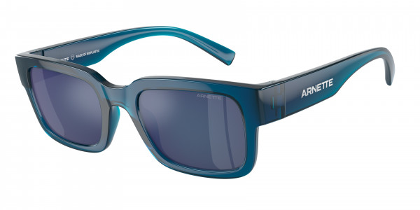 Arnette AN4343 BIGFLIP Sunglasses, 295555 BIGFLIP TRANSPARENT BLUE BLUE (BLUE)