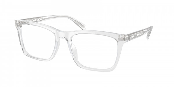 Coach HC6238U Eyeglasses, 5111 TRANSPARENT CLEAR (TRANSPARENT)