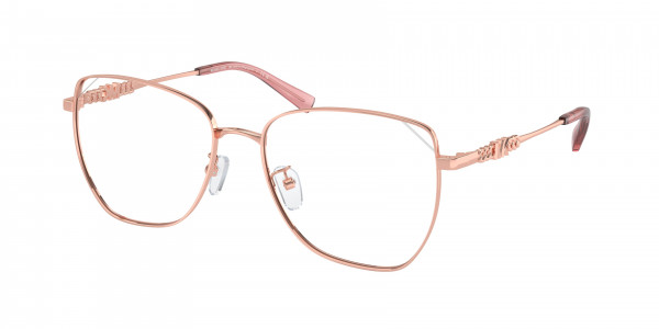 Michael Kors MK3081D SHANGHAI Eyeglasses, 1108 SHANGHAI ROSE GOLD SHINY (GOLD)