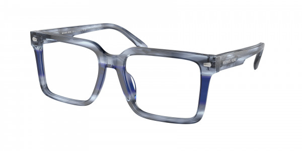 Michael Kors MK4121U MOSEL Eyeglasses, 3979 MOSEL BLUE HORN (BLUE)