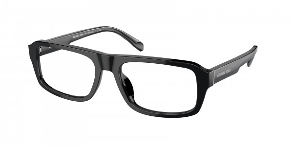 Michael Kors MK4122U RIOJA Eyeglasses, 3005 RIOJA BLACK (BLACK)