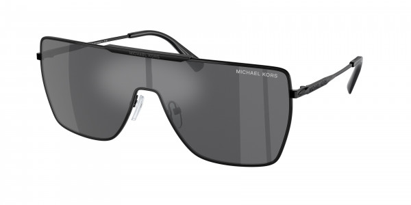 Michael Kors MK1152 SNOWMASS Sunglasses, 10056G SNOWMASS SHINY BLACK DARK GREY (BLACK)