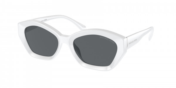 Michael Kors MK2209U BEL AIR Sunglasses, 310087 BEL AIR OPTIC WHITE DARK GREY (WHITE)