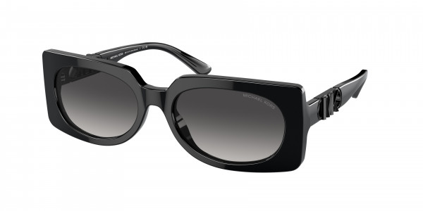 Michael Kors MK2215 BORDEAUX Sunglasses, 30058G BORDEAUX BLACK DARK GREY GRADI (BLACK)