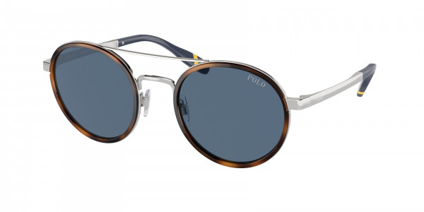 Polo PH3150 Sunglasses, 922280 HAVANA/SILVER BLUE (BROWN)