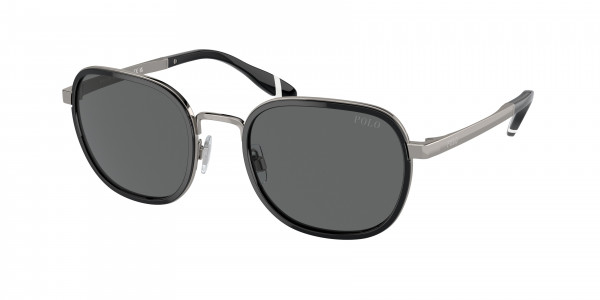 Polo PH3151 Sunglasses, 921687 BLACK/GUNMETAL DARK GREY (BLACK)