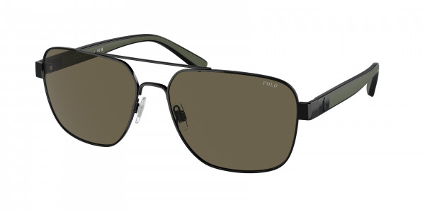 Polo PH3154 Sunglasses, 9258/3 SHINY BLACK BROWN (BLACK)