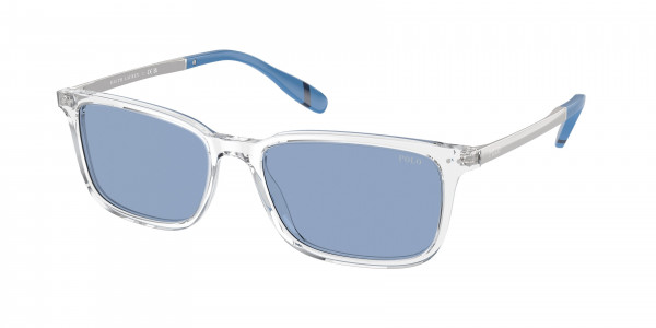 Polo PH4212F Sunglasses, 533172 SHINY CRYSTAL LIGHT BLUE (BLUE)
