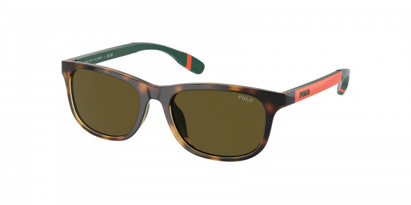 Ralph Lauren Children PP9507U Sunglasses, 500373 SHINY HAVANA OLIVE GREEN (TORTOISE)