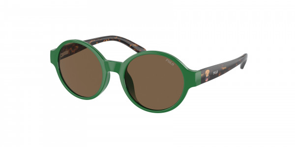 Ralph Lauren Children PP9508U Sunglasses, 619273 SHINY GREEN BROWN (GREEN)