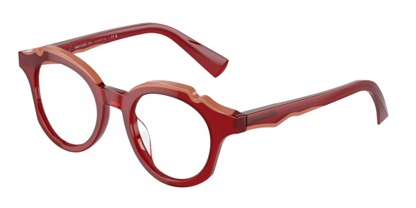 Alain Mikli A03165 Eyeglasses, 003 TRANSPARENT BURGUNDY / PINK (RED)