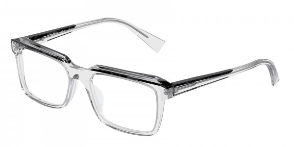Alain Mikli A03168 Eyeglasses, 004 CRYSTAL / NOIR MIKLI (BLACK)