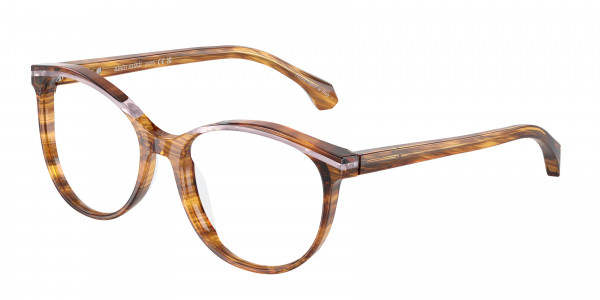 Alain Mikli A03501 Eyeglasses, 001 STRIPED HAVANA / OPAL PINK (BROWN)