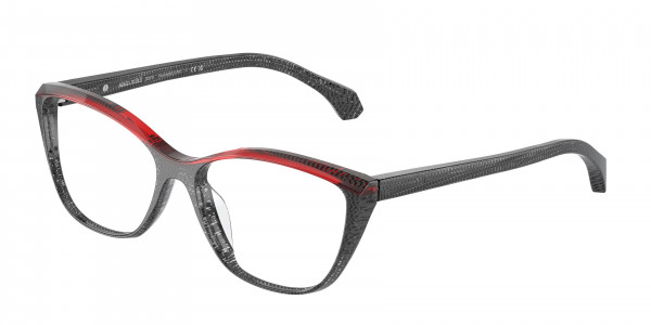 Alain Mikli A03502 Eyeglasses, 002 NEW POINTILLEE GREY / RED (GREY)