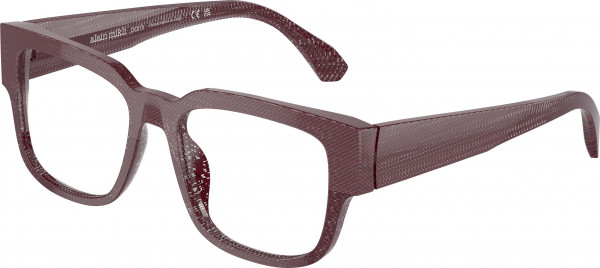 Alain Mikli A03504 Eyeglasses, 005 NEW POINTILLEE BOURDEAUX (RED)