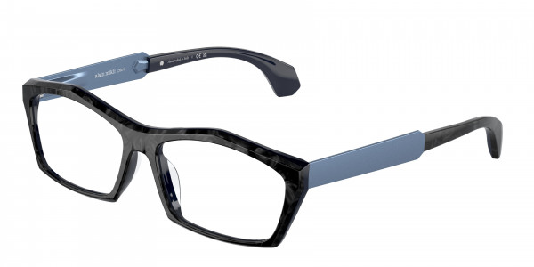 Alain Mikli A03505 Eyeglasses, 003 NOIR NACREE / BLUE (BLACK)