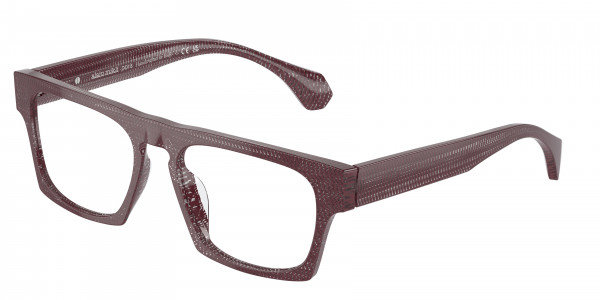 Alain Mikli A03508 Eyeglasses, 003 NEW POINTILLEE BOURDEAUX (RED)