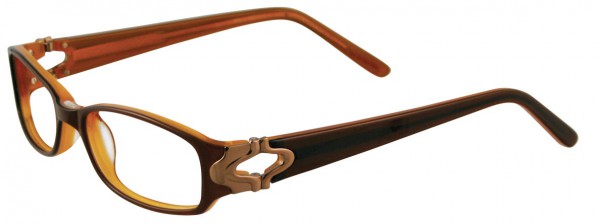 Takumi T9779 Eyeglasses, SHINY BROWN / LIGHT BROWN