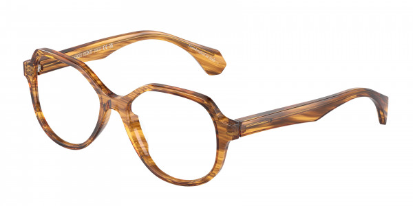 Alain Mikli A03511 Eyeglasses, 001 STRIPED HAVAVA (BROWN)