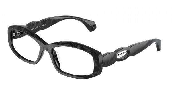 Alain Mikli A03514 Eyeglasses, 001 NOIR NACREE (BLACK)