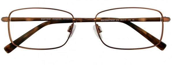 EasyTwist ET888 Eyeglasses, 010 - SATIN MEDIUM COPPER BROWN