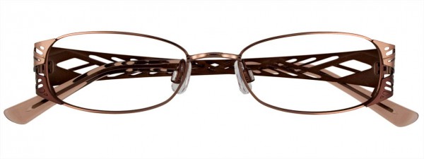 Takumi T9776 Eyeglasses, SATIN CHOCOLATE AND LIGHT BROWN