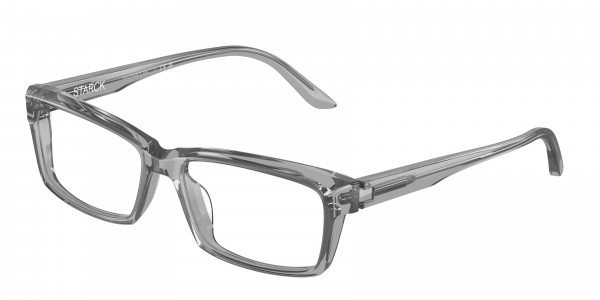 Starck Eyes SH3089 Eyeglasses, 0003 TRANSPARENT GREY (GREY)