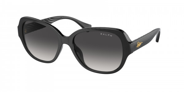 Ralph RA5316U Sunglasses, 61578G SHINY TRANSPARENT BLACK GRADIE (TRANSPARENT)