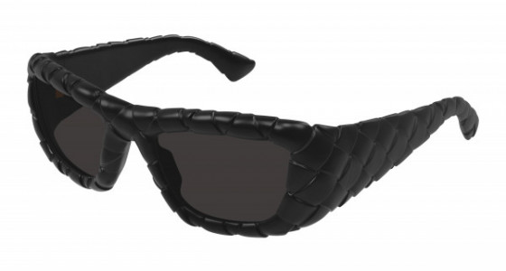 Bottega Veneta BV1303S Sunglasses, 001 - BLACK with GREY lenses