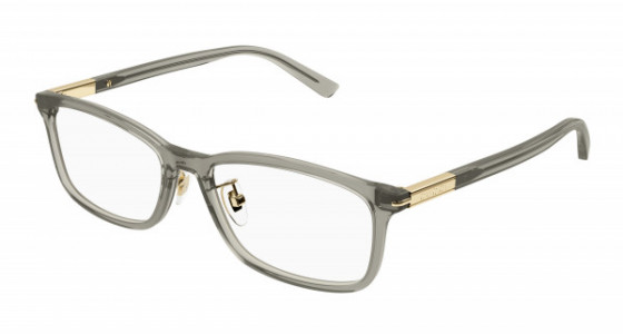 Gucci GG1506OJ Eyeglasses, 004 - BROWN with TRANSPARENT lenses