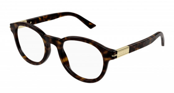 Gucci GG1503O Eyeglasses, 002 - HAVANA with TRANSPARENT lenses