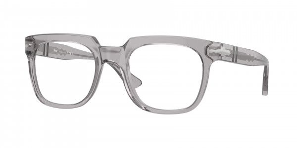 Persol PO3325V Eyeglasses, 309 TRANSPARENT GREY (GREY)