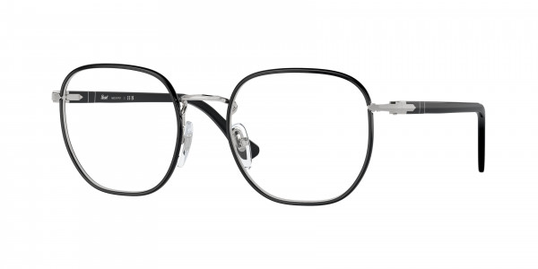 Persol PO1014VJ Eyeglasses, 1125 SILVER / BLACK (SILVER)