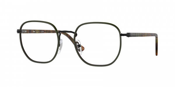 Persol PO1014VJ Eyeglasses, 1128 BLACK / GREEN (BLACK)