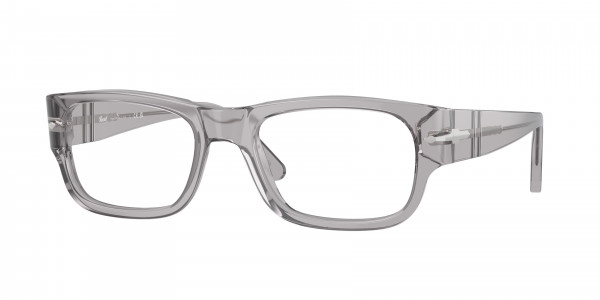 Persol PO3324V Eyeglasses, 309 TRANSPARENT GREY (GREY)