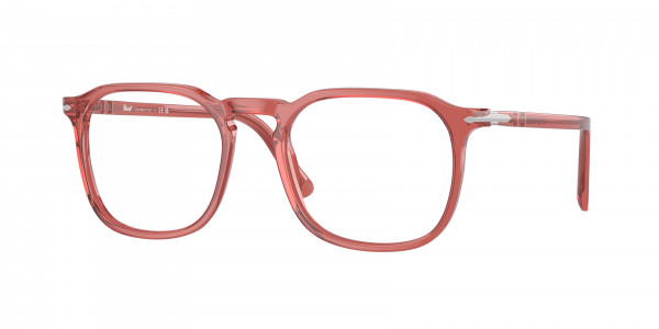 Persol PO3337V Eyeglasses, 1198 TRANSPARENT RED (RED)