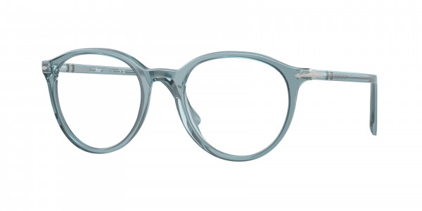 Persol PO3353V Eyeglasses, 1204 TRANSPARENT BLUE (BLUE)