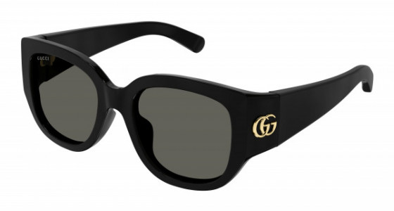 Gucci GG1599SA Sunglasses, 001 - BLACK with GREY lenses