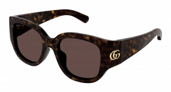 Gucci GG1599SA Sunglasses, 002 - HAVANA with BROWN lenses