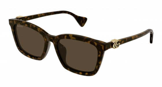 Gucci GG1596SK Sunglasses, 003 - HAVANA with BROWN lenses