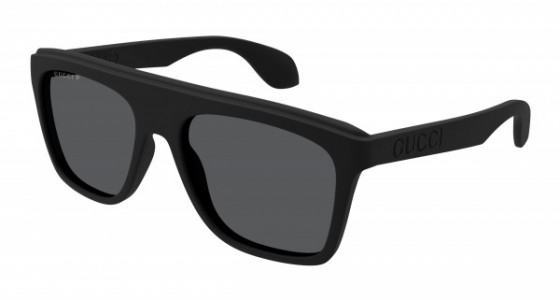 Gucci GG1570S Sunglasses, 006 - BLACK with GREY polarized lenses