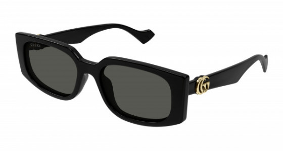 Gucci GG1534S Sunglasses, 001 - BLACK with GREY lenses