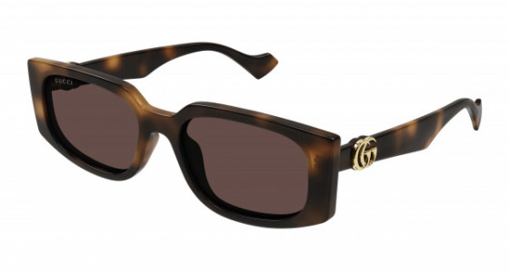 Gucci GG1534S Sunglasses, 002 - HAVANA with BROWN lenses