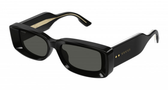 Gucci GG1528S Sunglasses, 001 - BLACK with GREY lenses